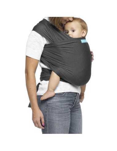 Moby Wrap Evolution Charcoal Elastic Baby Carrier
