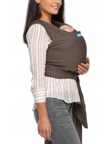 Moby Wrap Classic Cocoa Elastic Baby Carrier