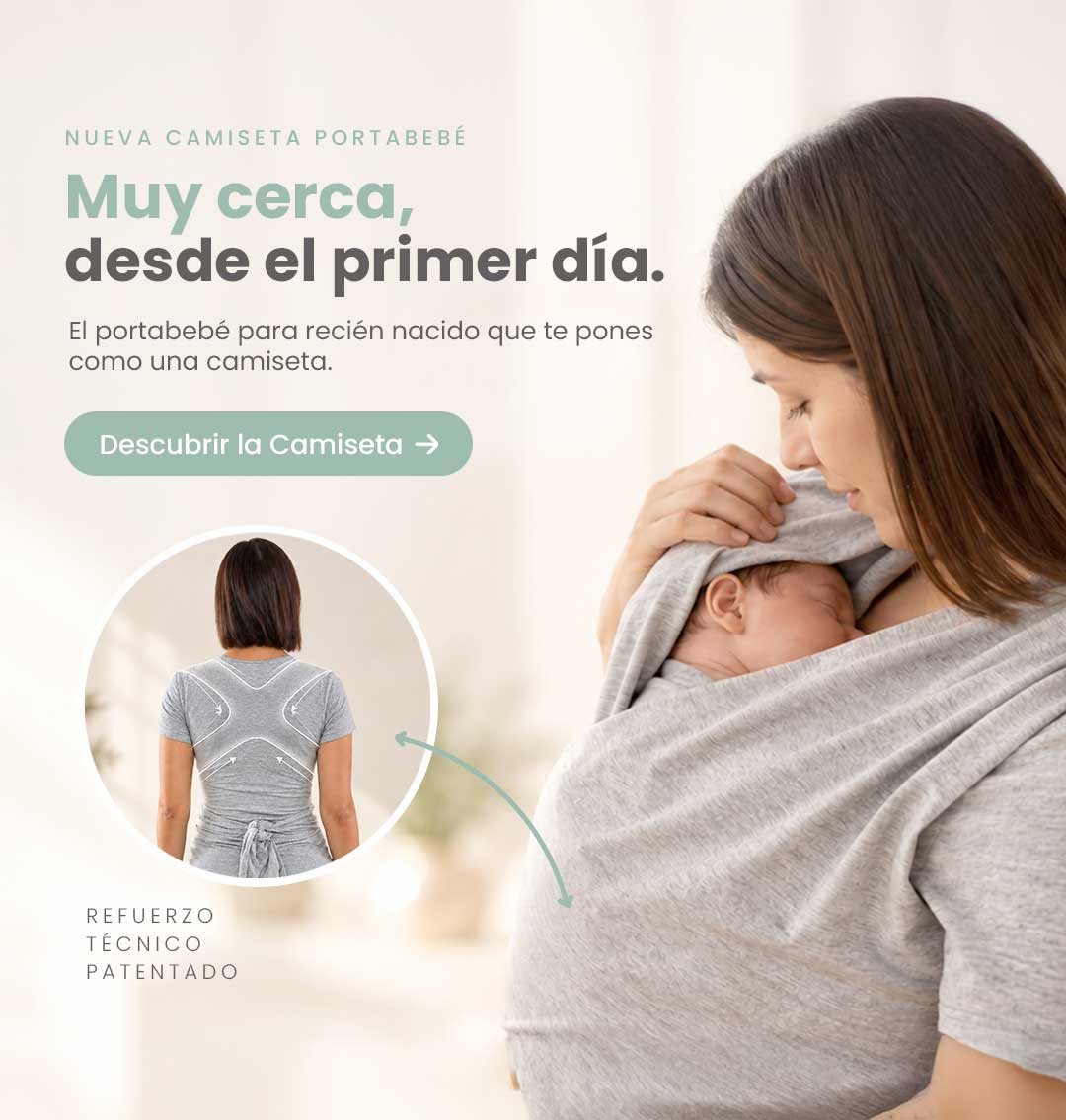 Camiseta Portabebé Quokkababy